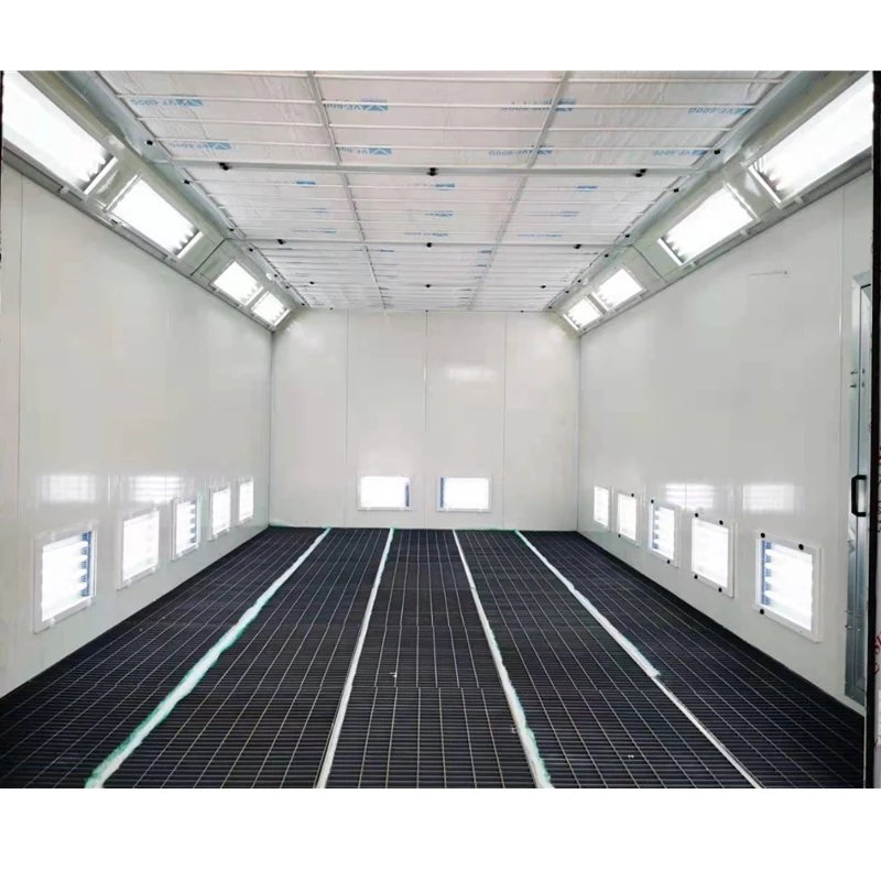 Customized Electrical Infrared Heating Auto Spray Paint Booth Car Painting Room Oven with 3 Grade Filter From China Factory